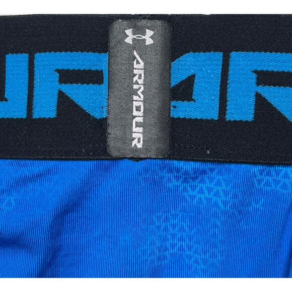 5-80 UNDER ARMOUR Compression Pants HEAT GEAR Sky-Blue Large - Picture 6 of 8